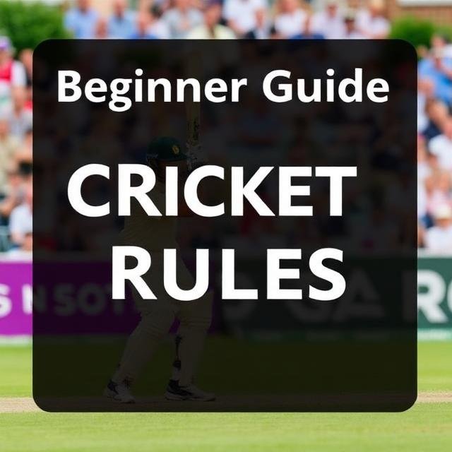 Beginner guide to cricket rules