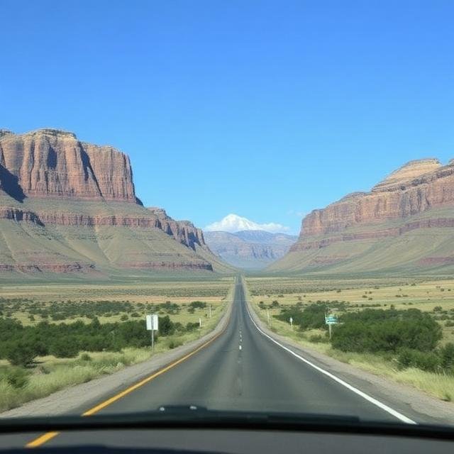 Long-distance road trip